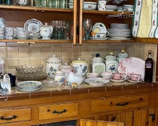 Lenox and Villroy and Boch China and Glassware, Mason