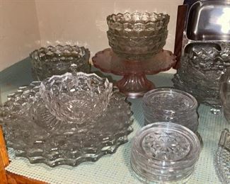 Fostoria American Salad Bowls, Rare Coasters, Serving Plates