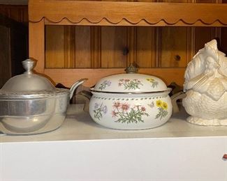 Wilton Tureen, Botanical Baker, Japan Rooster Tureen