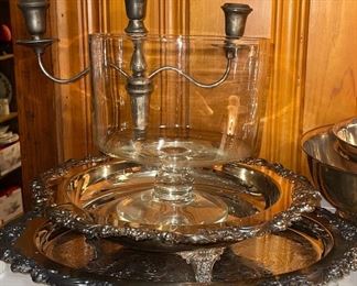 Trifle Bowl, Reed Barton Trays