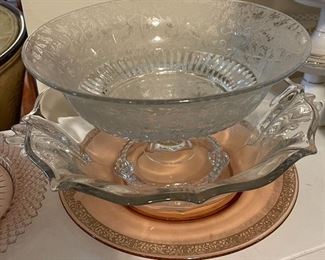 Fostoria  and Cambridge Glass