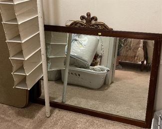 Large Antique Wall Mirror