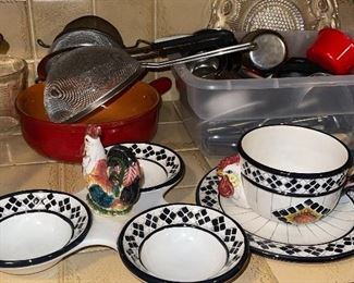 Rooster CBK Serving Dish