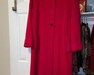 Red Wool Coat