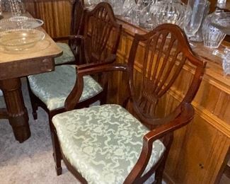 6 Duncan Phyfe Chairs 