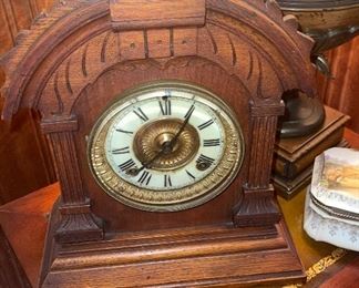 Antique Mantel Clock as is