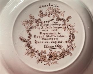 Clarice Cliff Royal Staffordshire Bowls