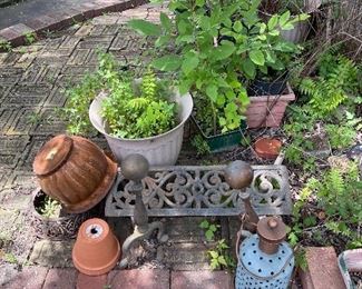 Planters, Fireplace Andirons 