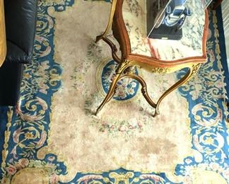 CPT0007:  French Aubusson.  Early 20th c.  Overall good vintage condition, some minor wear to edges. 139" x 104.5"