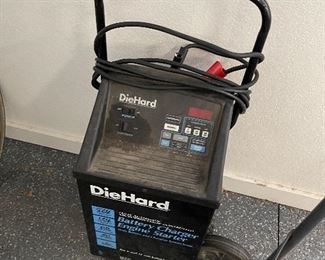 DieHard battery charger and engine starter