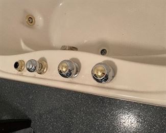Jacuzzi bath tub nozzle detail