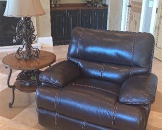 Large Leather Recliner