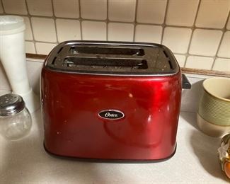 Oster red toaster