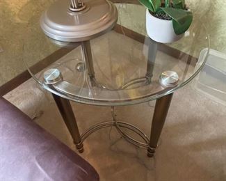 Glass End Table