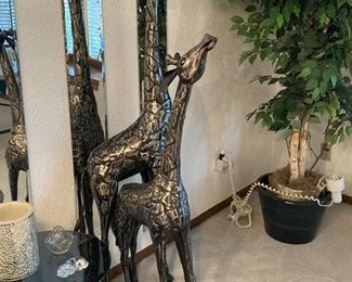 Large Giraffe Statues
