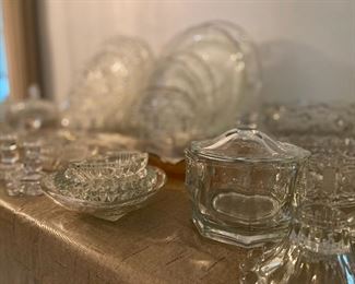 Glass serving pieces
