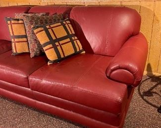 Norwalk Furniture Leather Sofa