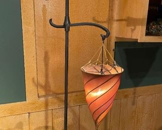 Spiral Hanging Floor Lamp
