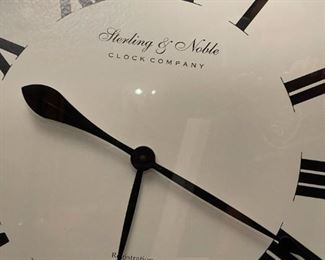 Large Sterling & Noble No 9 Wall Clock
