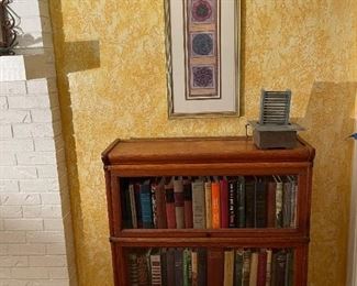 Antique Macey Barrister Bookcase Two Section Oak Stacking (811 Finish 8)