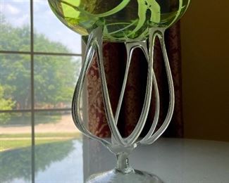 Handmade Polish Made Jellyfish Art Glass