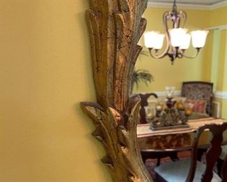 Hollywood Regency Style Ornate Mirror