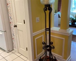 Wrought Iron Candle Stand