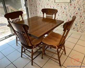 Vintage Table and Chair Set from Omaha's SIDEWALK CAFE - 5 Chairs