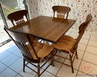 Vintage Table and Chair Set from Omaha's SIDEWALK CAFE - 5 Chairs