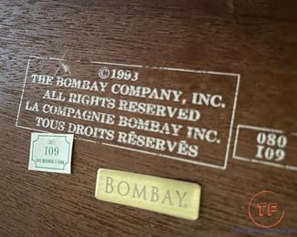 BOMBAY Half Moon Wall Table