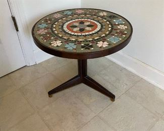 Mosaic Tile Top Table