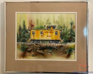 Union Pacific Watercolor by Hans Nielsen