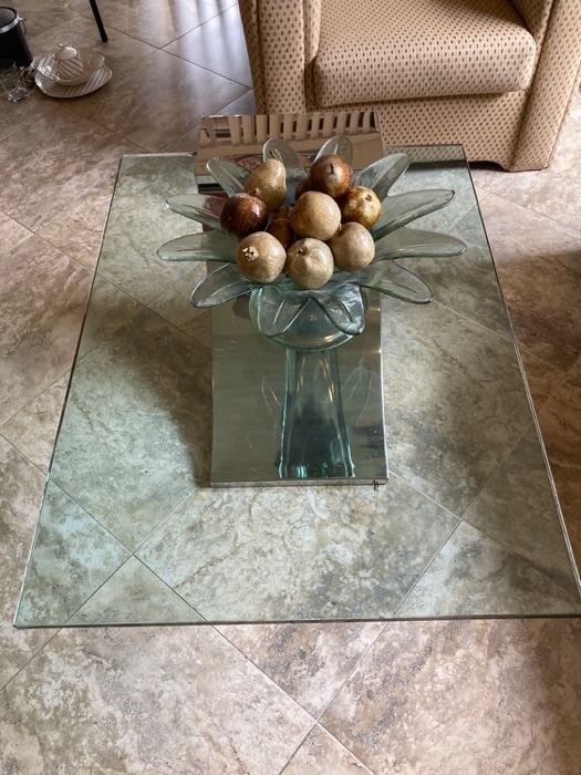 Beautiful Modern GlassTop Coffee Table
