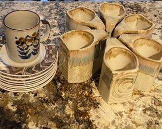 Vintage Rodolfo Padilla Coffee Mug Set plus