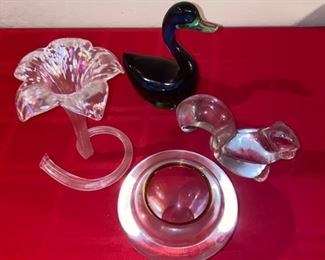 Glass Decor and Candle Holder