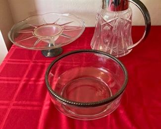 Glass Silver Finished Items