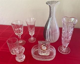 Assorted Glass Items