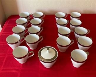 Mikasa Platina 5632 18 Cups 1 Sugar Bowl