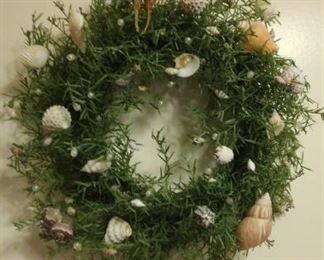 Beautiful shell wreath