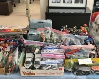 Cars, action figures, collectibles - 1980/90