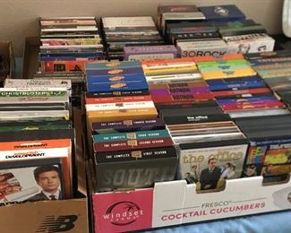 Lots of DVD's. 