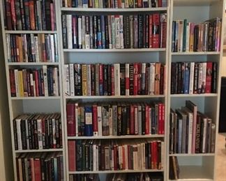 2 narrows bookcases are sold. Middle one still available.