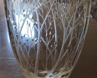 Kosta Boda Tree Vase- Linstrand. About 6" high