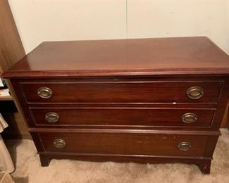 What A Treasure and In Nice Vintage Condition This Cedar Hope Chest is a Mid Century large cabinet made Jan. 1953.