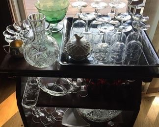Glassware (including punch bowl and glasses)