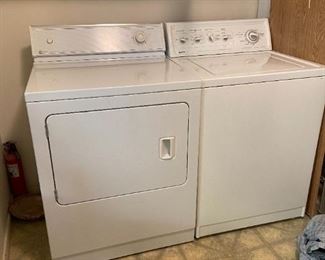 Maytag dryer and Kenmore washer.  Excellent condition.