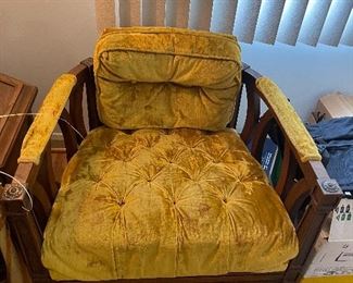 Mid century chair there are 2