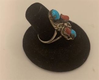 side -size 7.25 multi stone ring