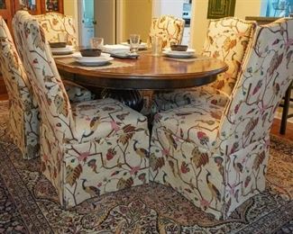 Dining table and chairs