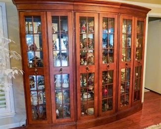 Large lighted cabinet